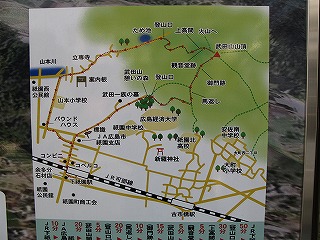 武田山登山図